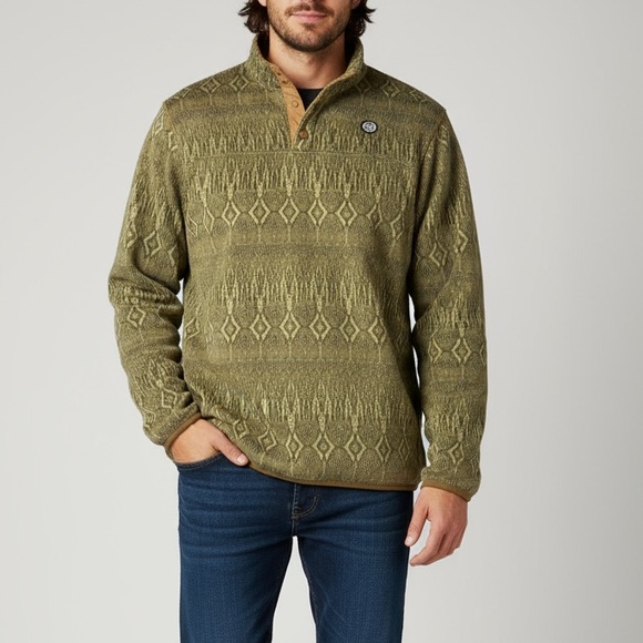 Avalanche Olive Men’s Sweater - Picture 1 of 9